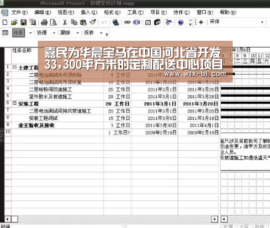 嘉民为华晨宝马在中国河北省开发33,300平方米的定制配送中心项目:milan米兰app官网(图1) milan米兰